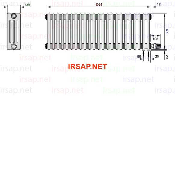 Радиатор IRSAP Tesi 40600/23 T26 CL 01
